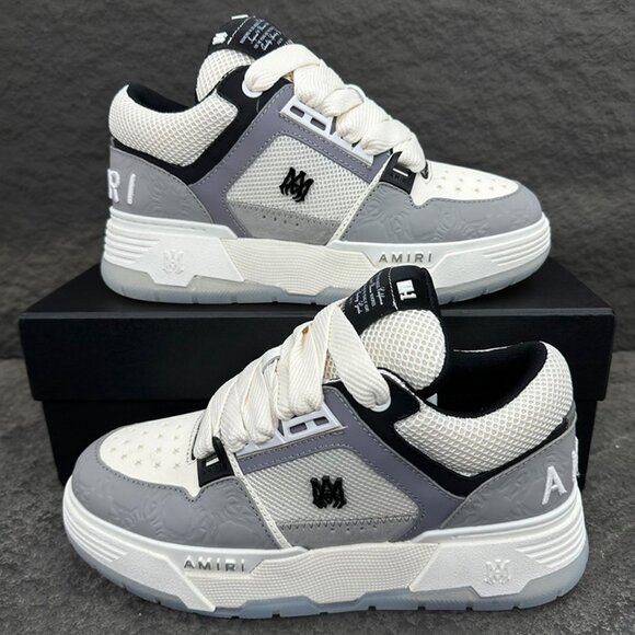 Amiri Patchwork Leather Sneakers - Picture 10 of 16